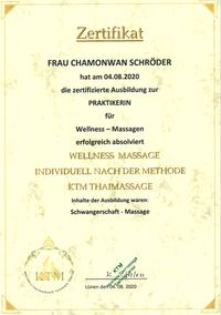 200804 Zertifikat Wellness Schwangerschafts-Massage